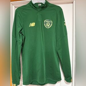 🍀Ireland 2020 2021 Training Shirt Jersey Longsleeve Top New Balance Mens size S🍀